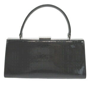 Burberry Vernis Patent leather black handbag